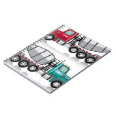 Carnet Camion de mélangeur concret (Côté gauche)