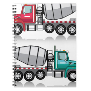 Carnet Camion de mélangeur concret