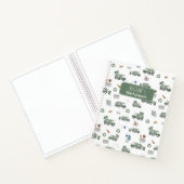 Carnet Camion de recyclage vert mignon Véhicule pour enfa (Intérieur)