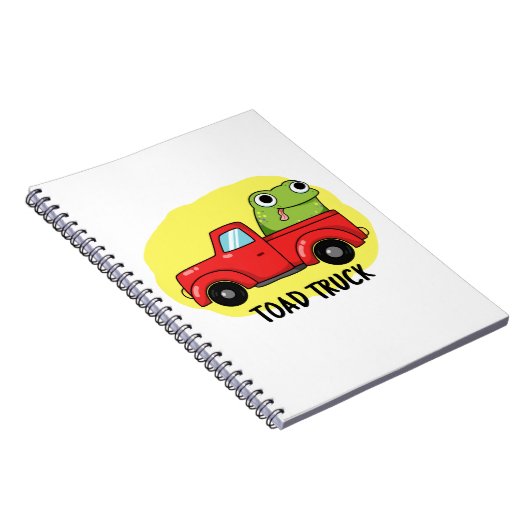 Carnet Camion de remorque Funny Tow Truck Pun (Côté Droit)