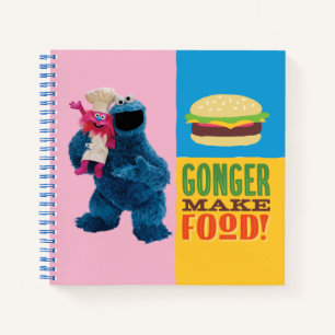 Carnet Camion fourré de Cookie Monster Gonger Make Food