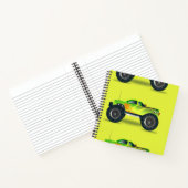 Carnet Camion Monster sur le vert citron (Intérieur)