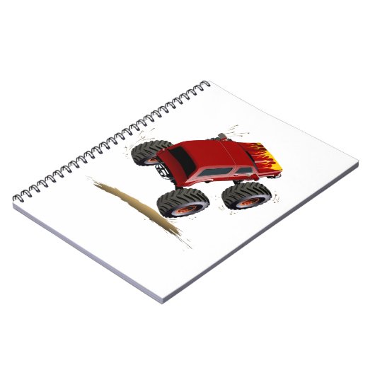 Carnet Camion monstre de dessin animé (Côté gauche)