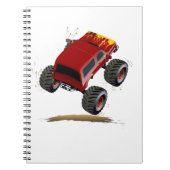 Carnet Camion monstre de dessin animé (Devant)