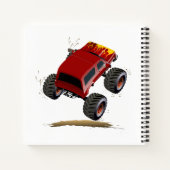 Carnet Camion monstre de dessin animé (Dos)