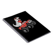 Carnet Camion Monstre de la Saint-Valentin T Rex Dinosaur (Côté Droit)