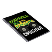 Carnet Camion monstre Shamrock Crusher Saint-Patrick (Côté Droit)
