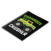 Carnet Camion monstre Shamrock Crusher Saint-Patrick (Côté gauche)