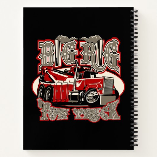 Carnet Camion remorque de dessin (Dos)
