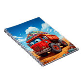 Carnet - Camion rouge (Côté Droit)