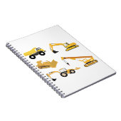 Carnet Camions de construction (Côté Droit)