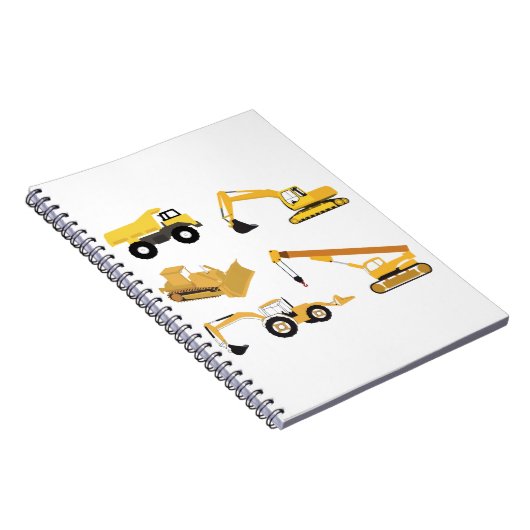 Carnet Camions de construction (Côté Droit)