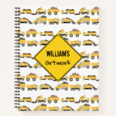 Carnet Camions de construction Camions de construction Ca (Devant)