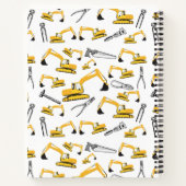 Carnet Camions de construction d'excavateur Outils Monogr (Dos)