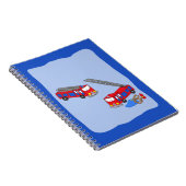 Carnet Camions pompiers rouges (Côté Droit)