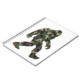 Carnet Camo Bigfoot Sasquatch (Côté gauche)