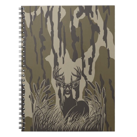 Carnet Camo de Botomland cerf blanc camo de chasse (Devant)