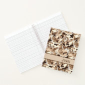 Carnet Camo du désert carnet-militaire (Intérieur)