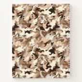 Carnet Camo du désert carnet-militaire (Dos)
