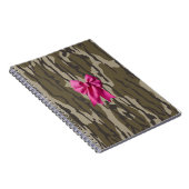 Carnet Camo Fille Ruban Rose Arc Bas Camo (Côté Droit)