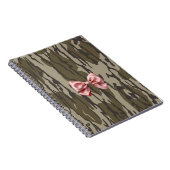 Carnet Camo Fille Ruban Rose Arc Bas Camo (Côté Droit)