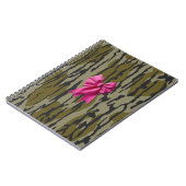 Carnet Camo Fille Ruban Rose Arc Bas Camo Bottom Lands (Côté gauche)