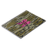 Carnet Camo Fille Ruban Rose Arc Bas Camo Bottom Lands (Côté gauche)