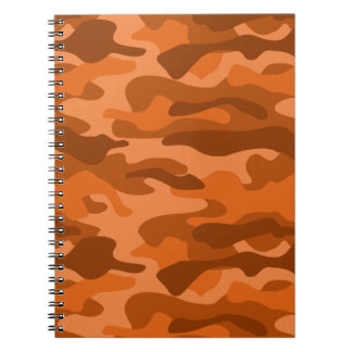 Carnet Camo Monocolor Espagnol Orange