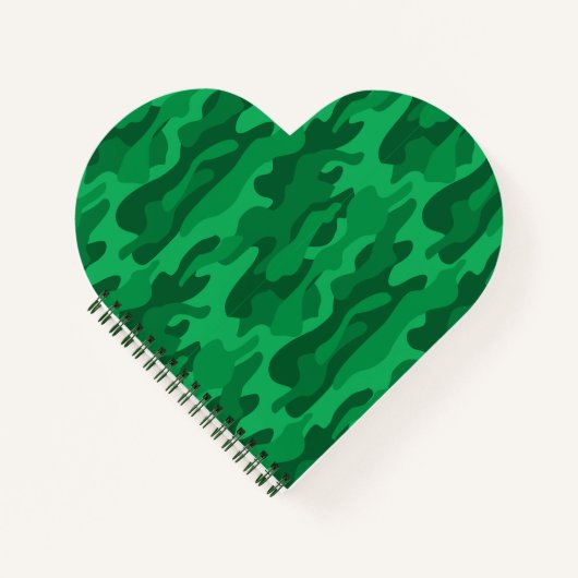 Carnet Camo Monocolore Vert Espagnol (Devant)