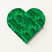 Carnet Camo Monocolore Vert Espagnol (Dos)