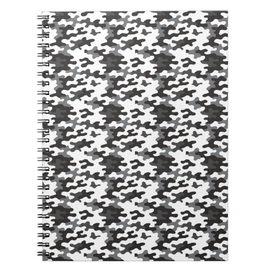 Carnet Camo noir et blanc (Devant)