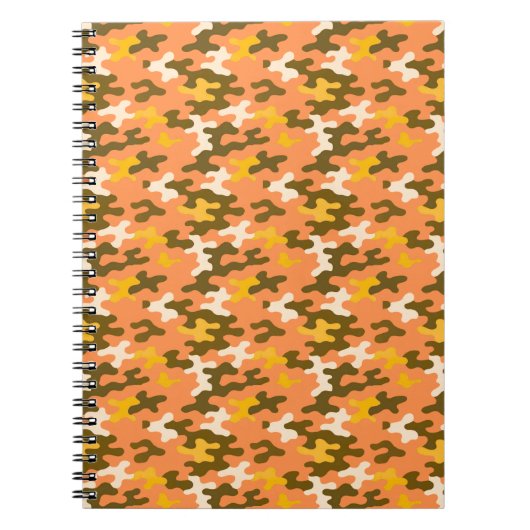 Carnet Camo orange (Devant)