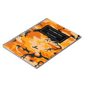 Carnet Camo orange, Camouflage, Militaire, Armée (Côté gauche)