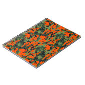 Carnet Camo orange et vert de sécurité (Côté gauche)