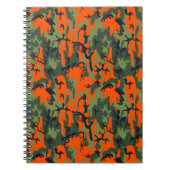 Carnet Camo orange et vert de sécurité (Devant)