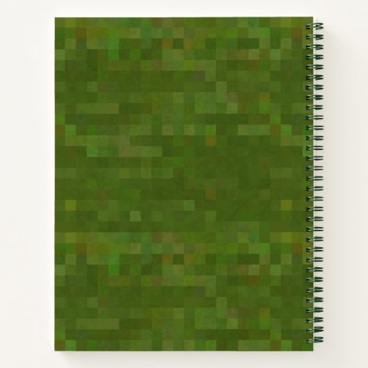 Carnet Camo Pixel de l'armée (Dos)