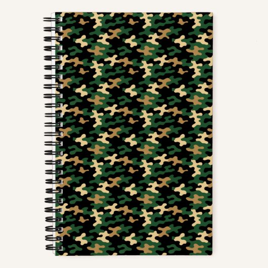 Carnet Camo Vert (Recto)