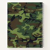 Carnet Camo Vert, Camouflage, Militaire, Armée (Dos)
