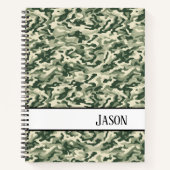 Carnet Camo vert carnet-militaire (Devant)