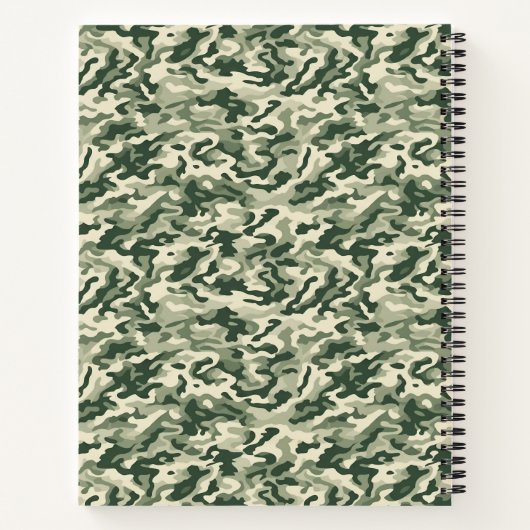 Carnet Camo vert carnet-militaire (Dos)
