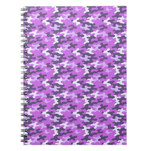 Carnet Camo violet (Devant)