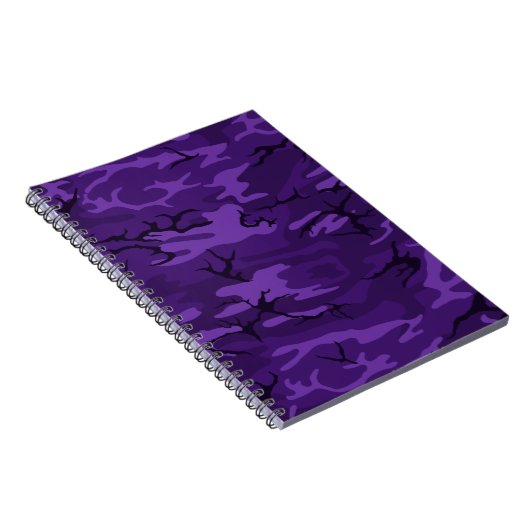 Carnet Camo violet foncé (Côté Droit)