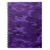 Carnet Camo violet foncé (Devant)