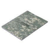 Carnet Camouflage ACU de l'armée sur mesure (Côté gauche)