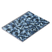 Carnet Camouflage bleu (Côté gauche)