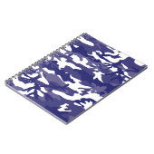 Carnet Camouflage bleu (Côté gauche)