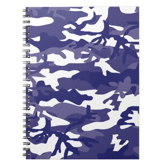 Carnet Camouflage bleu (Devant)