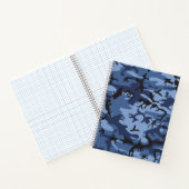 Carnet Camouflage bleu marine, Militaire, Armée (Intérieur)
