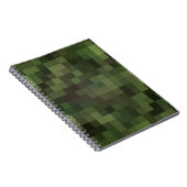 Carnet camouflage carré vert (Côté Droit)