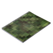 Carnet camouflage carré vert (Côté gauche)